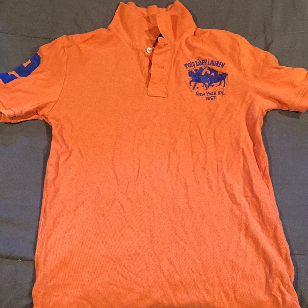 Polo Ralph Lauren Orange polo shirt boys size large